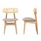 Baxton Studio Tarana Mid-Century Modern Grey Fabric and Natural Oak Finished Wood 2-Piece Dining Chair Set 234-2PC-13293-ZORO - alternate 7